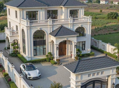 Xây Nhà Tân Cổ Điển Bình Định: Tuyệt Tác Kiến Trúc Hoàng Gia